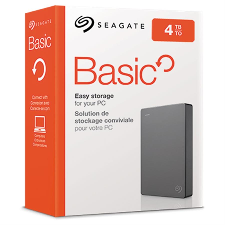 DISCO EXTERNO 4TB SEAGATE BASIC PC NOTEBOOK USB 3.0