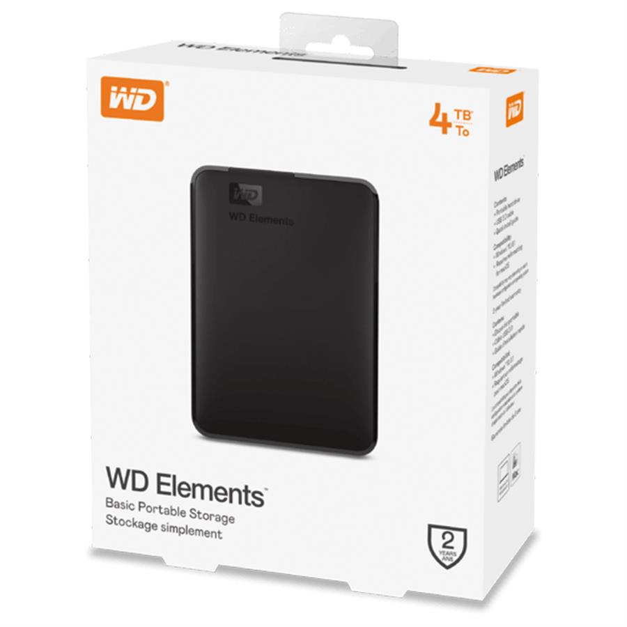 Disco Externo 4Tb Wd Elements Usb 3.0 Pc Notebook