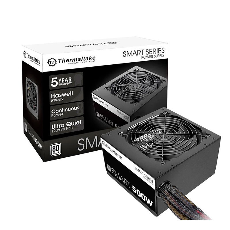 Fuente Gamer Thermaltake 500w 80+ Plus White Certificada Pc