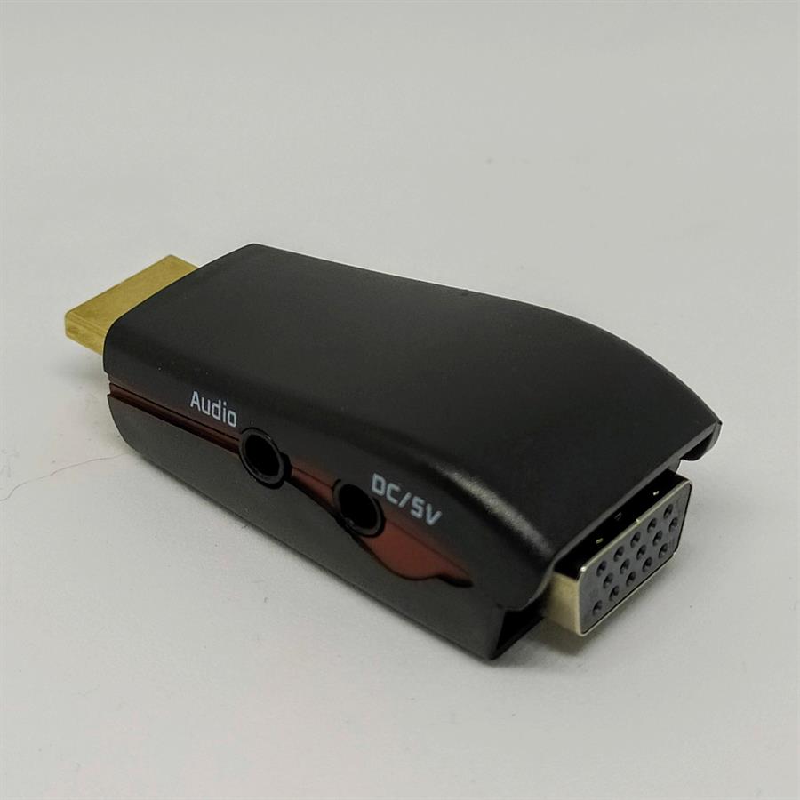 ADAPTADOR HDMI M - VGA H SALIDA AUDIO Y POWER