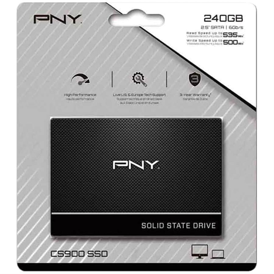 Disco Solido 240GB PNY CS900 6Gb/s Sata 2.5 Ssd