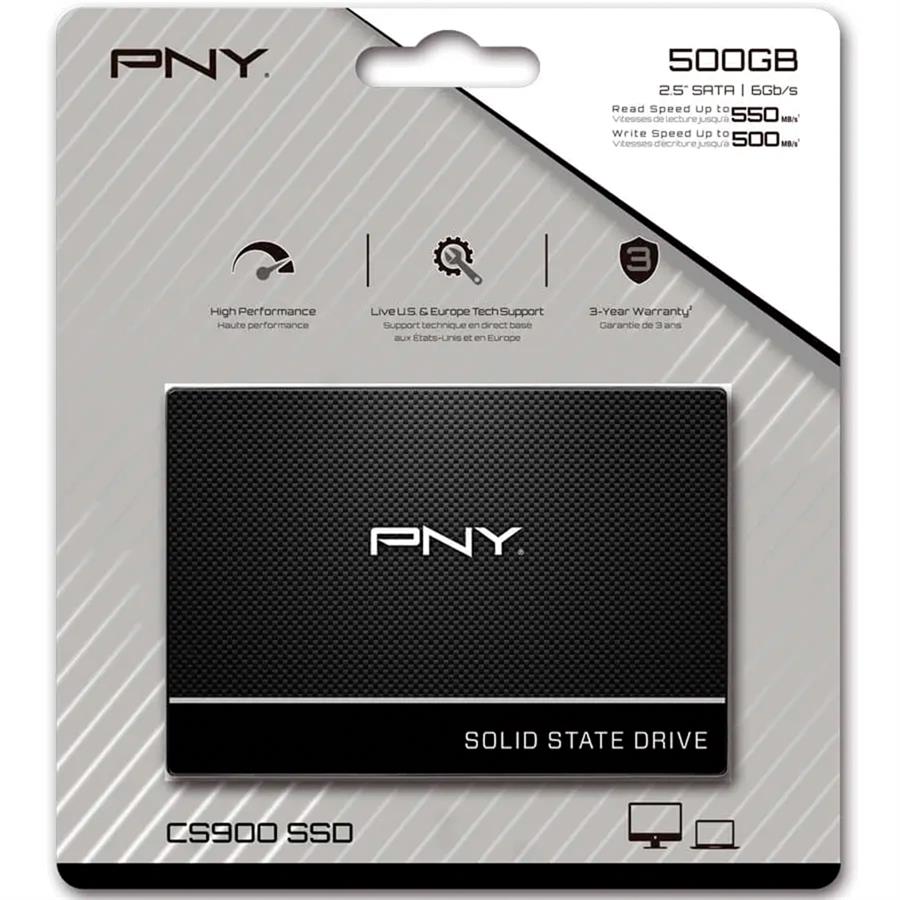 Disco Solido 500GB PNY CS900 6Gb/s Sata 2.5 Ssd