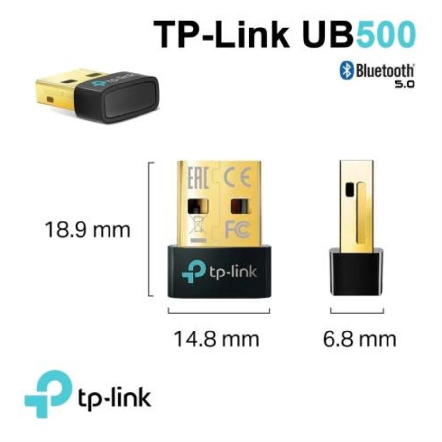 ADAPTADOR BLUETOOTH 5.0 TP LINK UB500 USB NANO