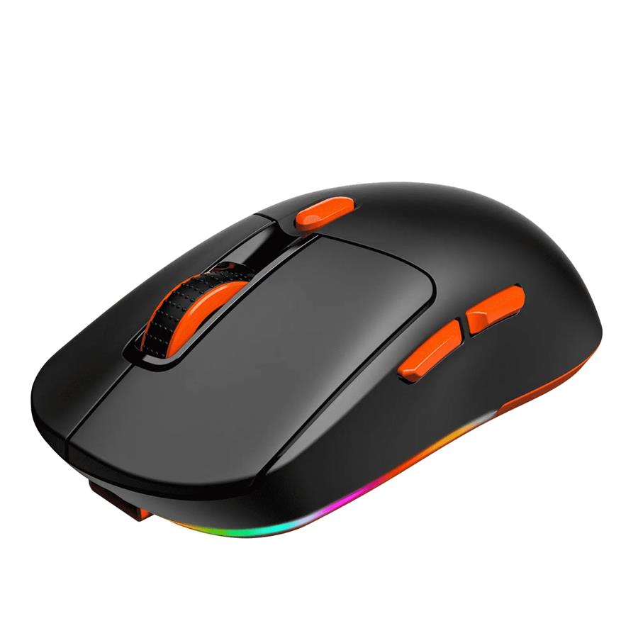 Mouse Gamer Inalambrico Meetion GW38 Bluetooth Con Base de Carga Black