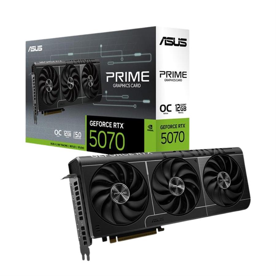 Placa de Video Asus Prime Rtx 5070 Oc 12Gb Triple Fan