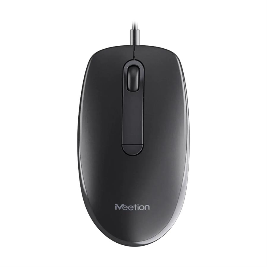 MOUSE MEETION M100 USB NEGRO OFICINA