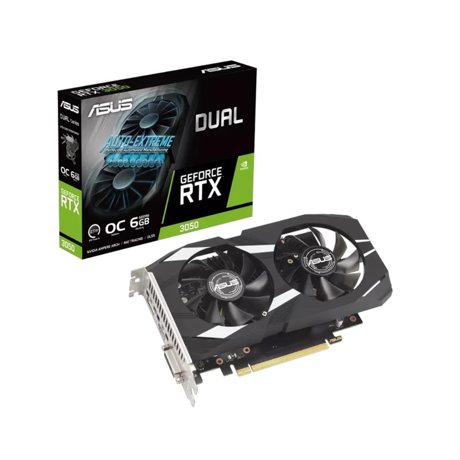 Placa de Video 6GB RTX 3050 Asus Dual 06G D6