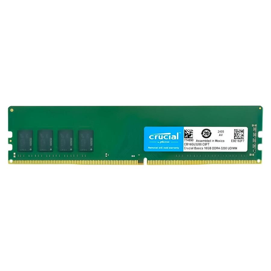 Memoria Ram Crucial Basics 16GB RAM DDR4 3200mhz CL22 UDIMM