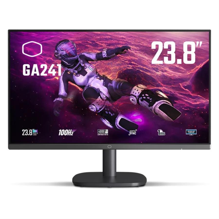 MONITOR 23.8" COOLER MASTER GA241 LED FHD 100HZ 1MS VGA HDMI