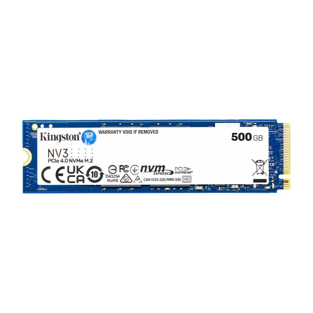 Disco Solido 500GB Nv3 PCIe 4.0 Nvme M.2 5000MB/s Kingston SSD SNV3S/500G