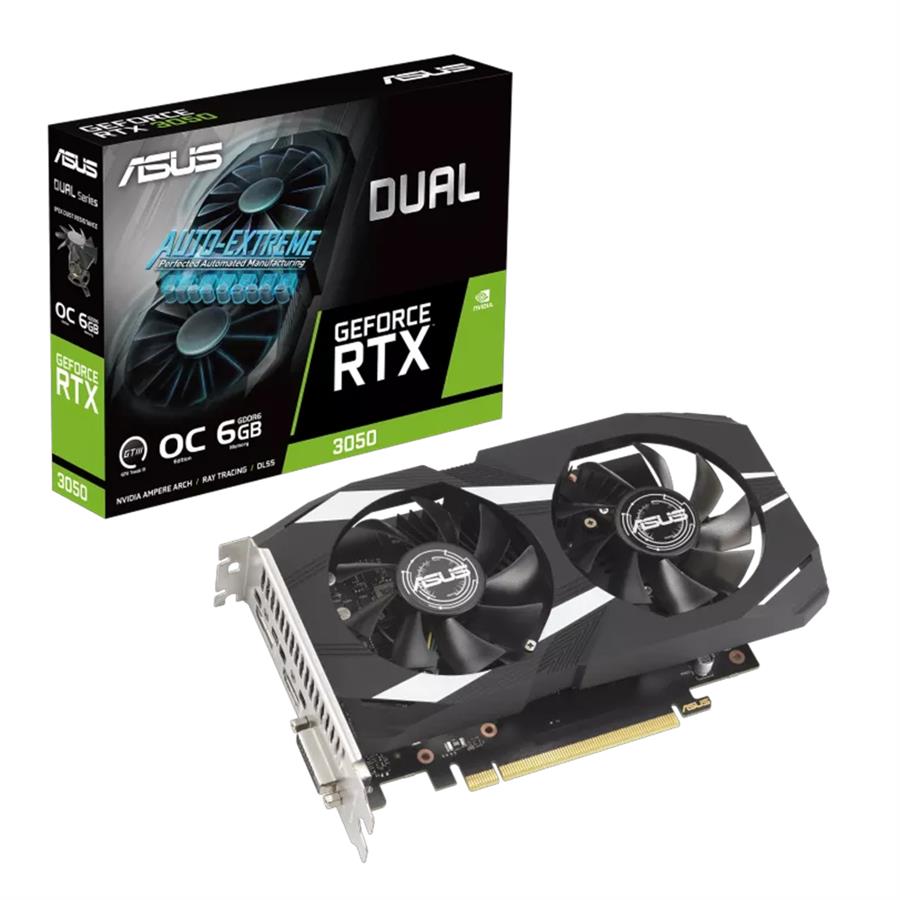 Placa De Video Asus DUAL NVDIA GEFORCE RTX 3050 6G OC