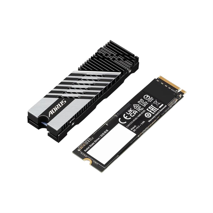 Disco Solido 1TB Aorus Gen4 7300 SSD M.2 PCIe 4.0x4 NVMe 1.4 c/ Disipador