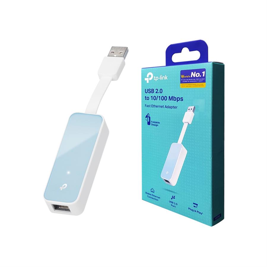 Adaptador de Red Tp Link USB 2.0 a Ethernet 100 Mbps RJ45