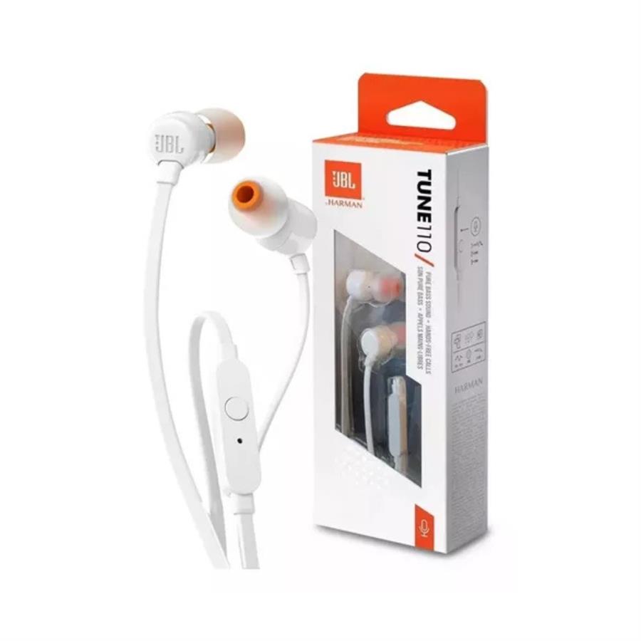 Auricular JBL Tune T110 Blanco