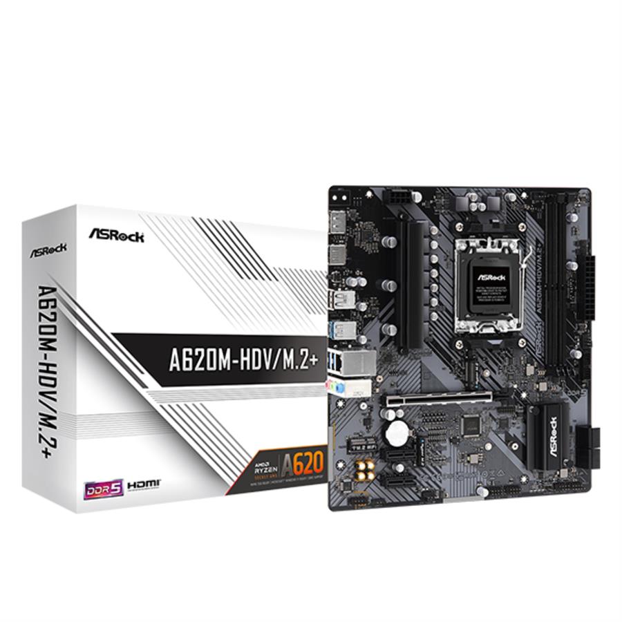MOTHERBOARD ASROCK A620M-HDV/M.2 AM5 RAM DDR5 AMD