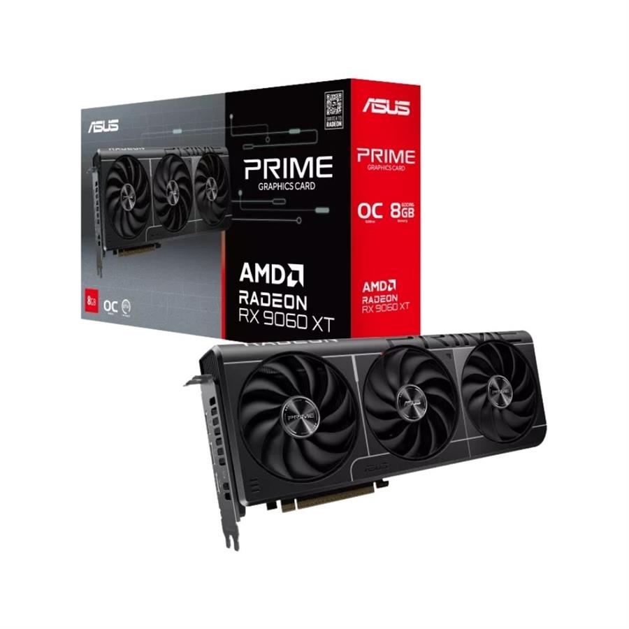 Placa de Video Asus Primer Rx 9060 Xt Oc 8Gb Triple Fan