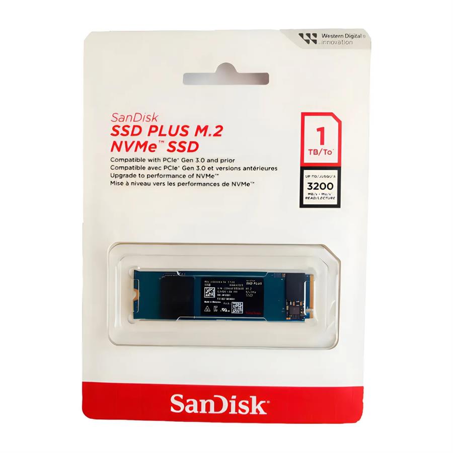 DISCO SOLIDO 1TB SANDISK M.2 NVME SSD 3200 MB/S