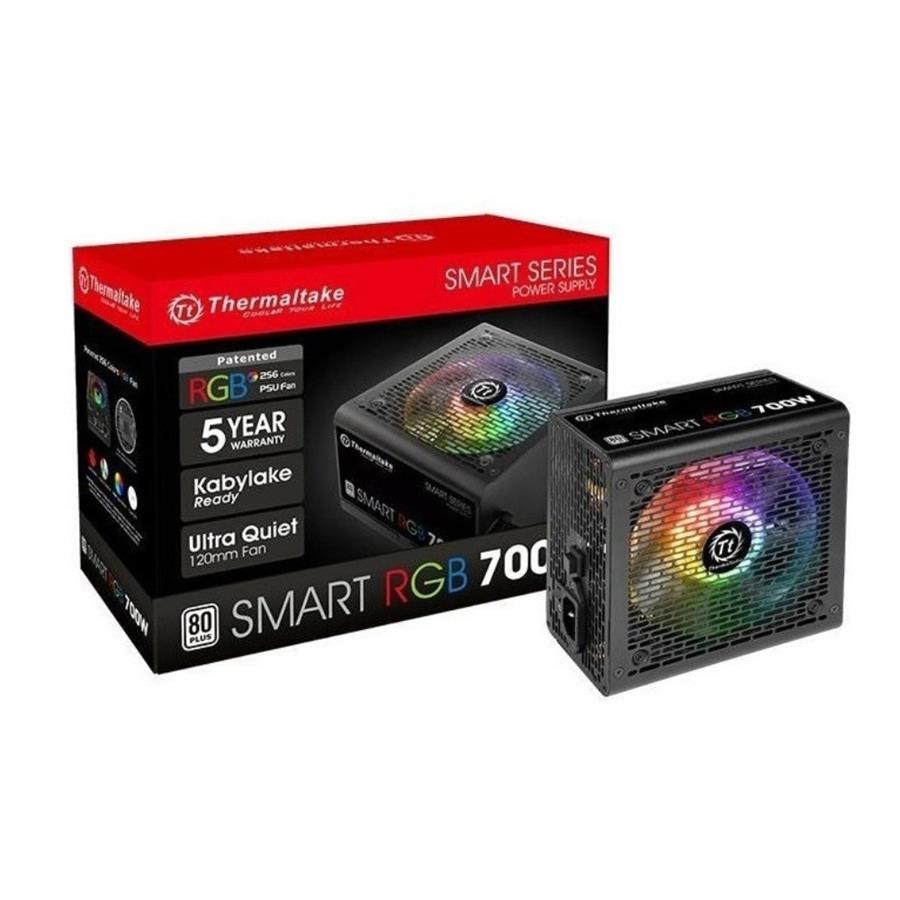 Fuente Gamer Thermaltake TT PSU Smart RGB 700W 80 Plus White