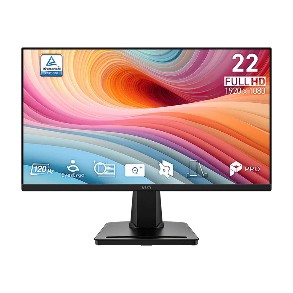 Monitor MSI Pro MP225 E12VL 22" FHD 120hz 1ms HDMI VGA