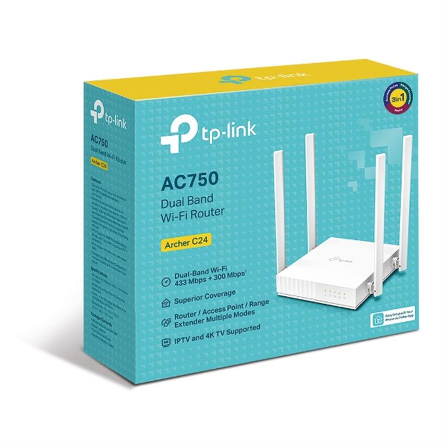 Router Tp Link Archer C24 AC 750