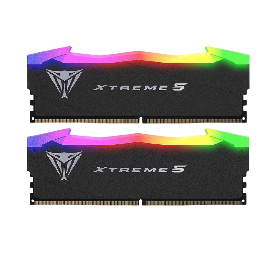 MEMORIA RAM PATRIOT VIPER XTREME 5 DDR5 32GB 8000 MT/S CL38 BLK RGB HS DUAL KIT