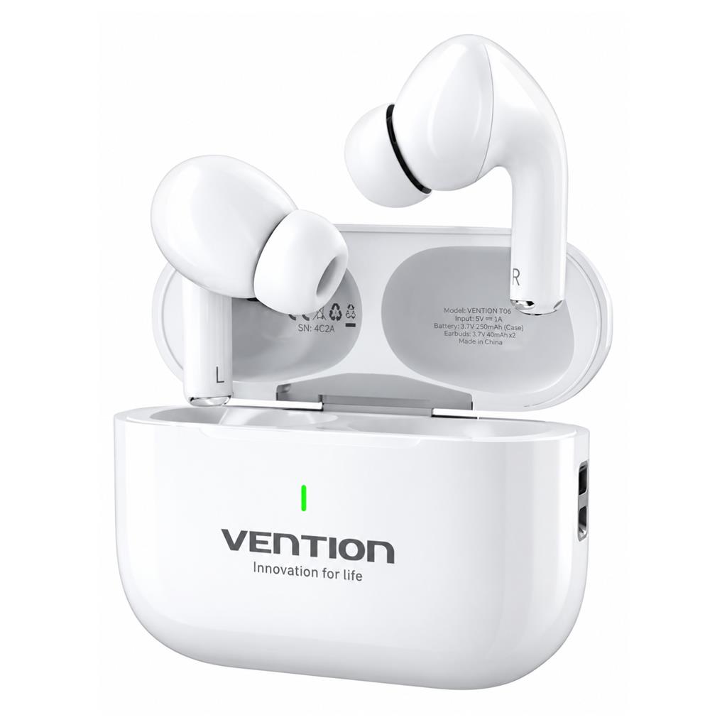 AURICULARES INALAMBRICOS BLUETOOTH 5.4 IN-EAR E11 BLANCO VENTION