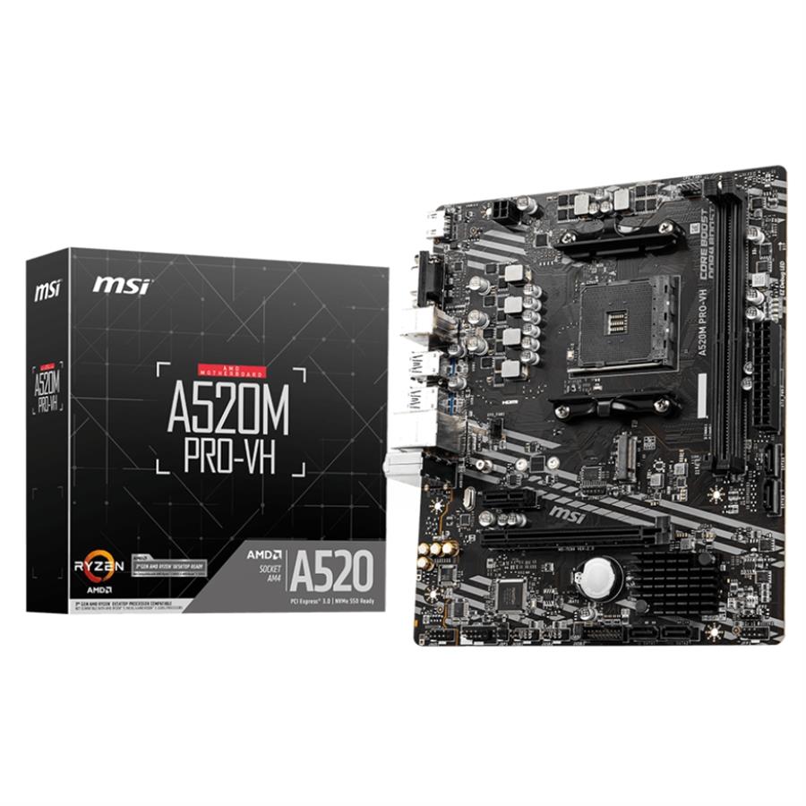 Motherboard MSI AMD A520M PRO-VH Socket AM4