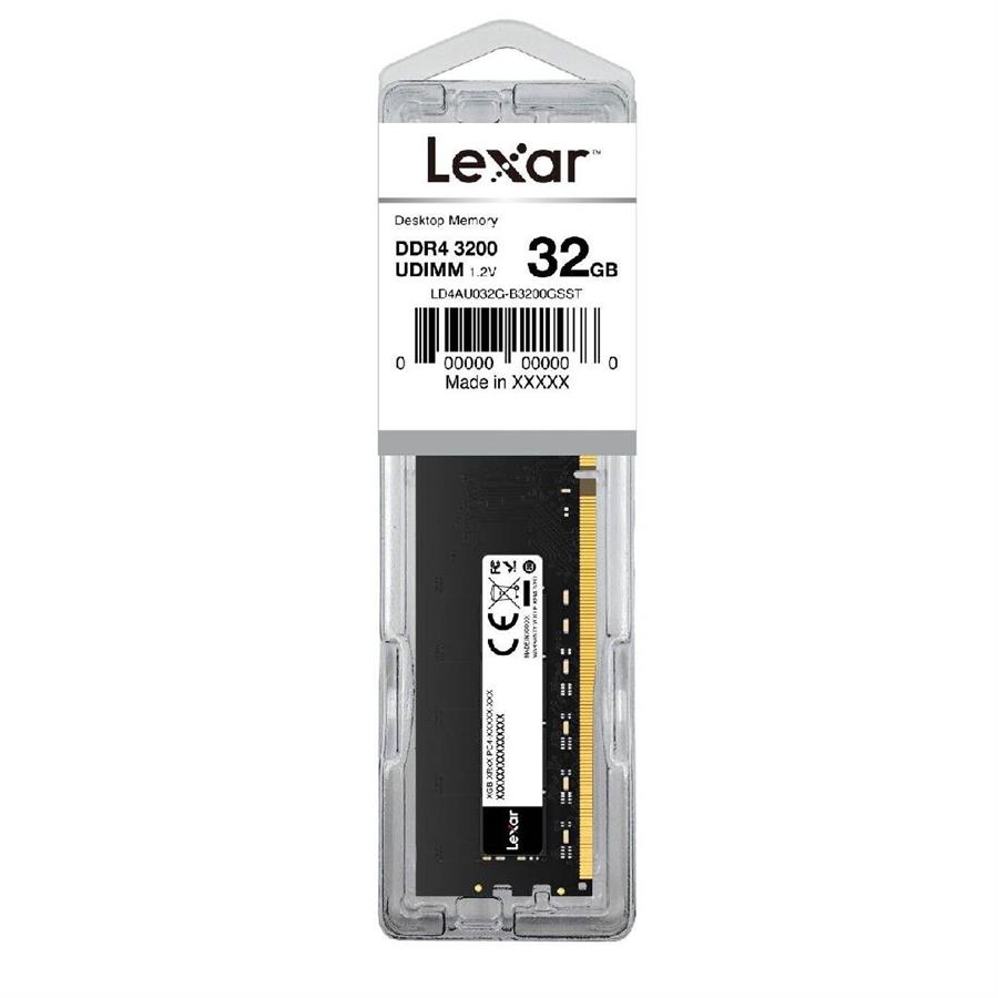 Memoria Ram Lexar 32GB DDR4 3200Mhz UDIMM 1.2V