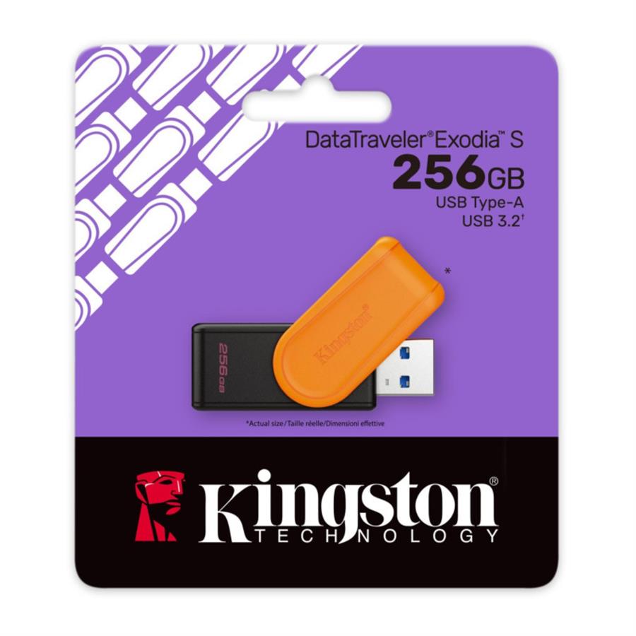 PENDRIVE KINGSTON 256GB USB 3.2 EXODIA S DTXS/256GB