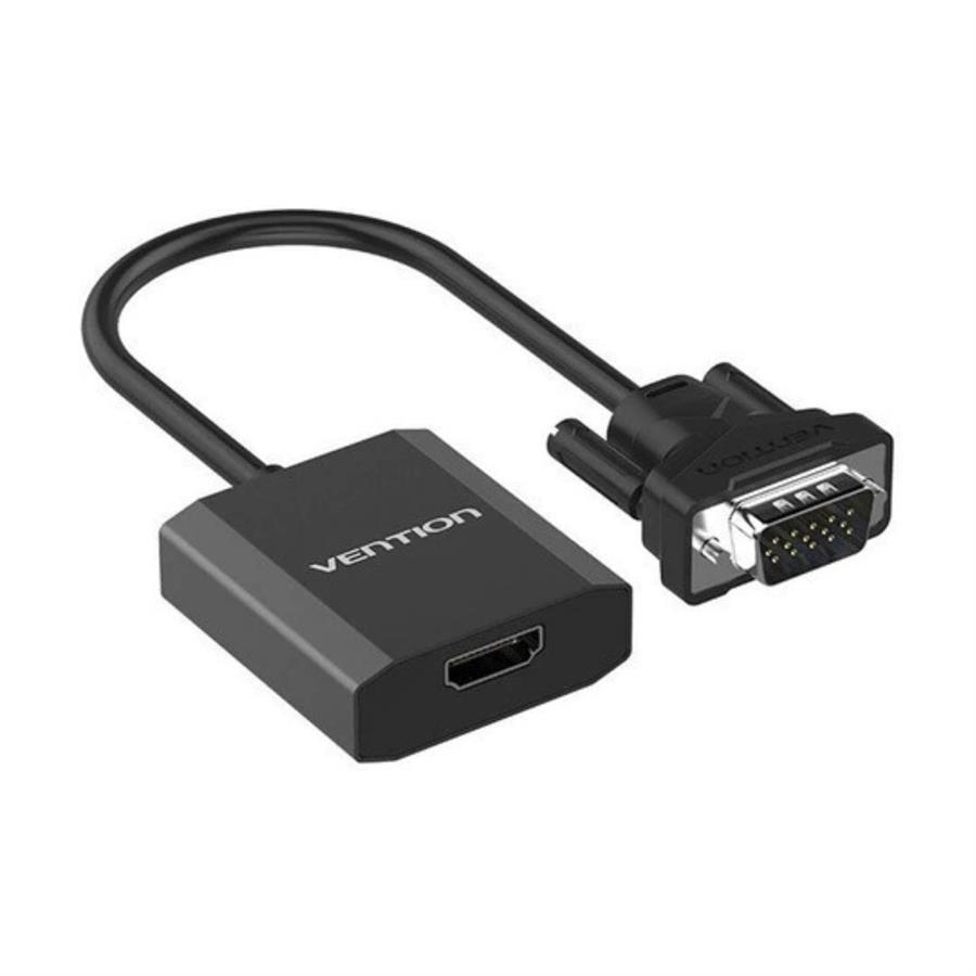Cable Adaptador VGA Macho A HDMI + Audio + Micro USB Vention