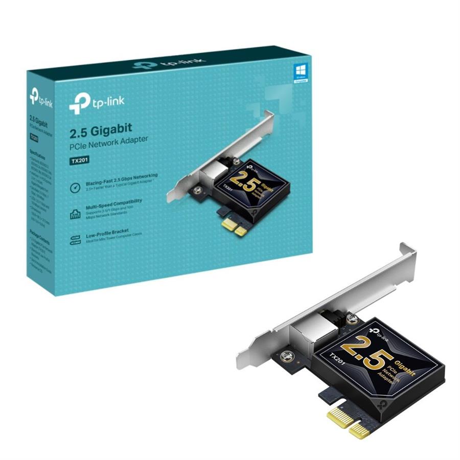 Adaptador de Red Tp Link PCI Express 2.5 Gigabit TX201