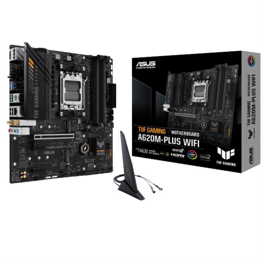 MOTHERBOARD ASUS A620M-PLUS WIFI TUF GAMING DDR5 AM5 AMD