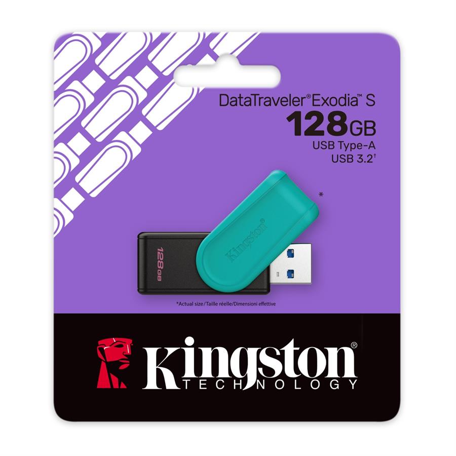 Pendrive Kingston 128GB USB 3.2 Exodia