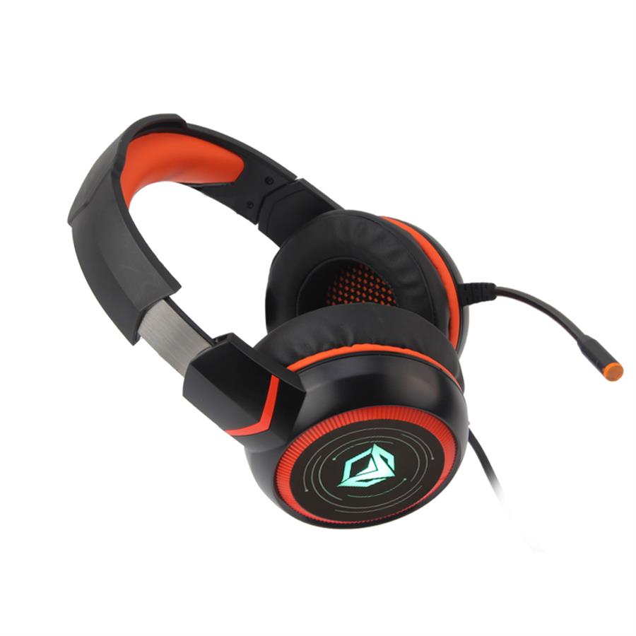 Auricular Gamer USB 7.1 Meetion HP030 Negro Y Naranja