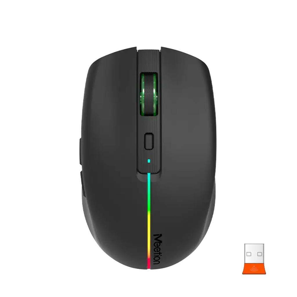 MOUSE INALAMBRICO MEETION BTM002 2.4G BLUETOOTH BLACK