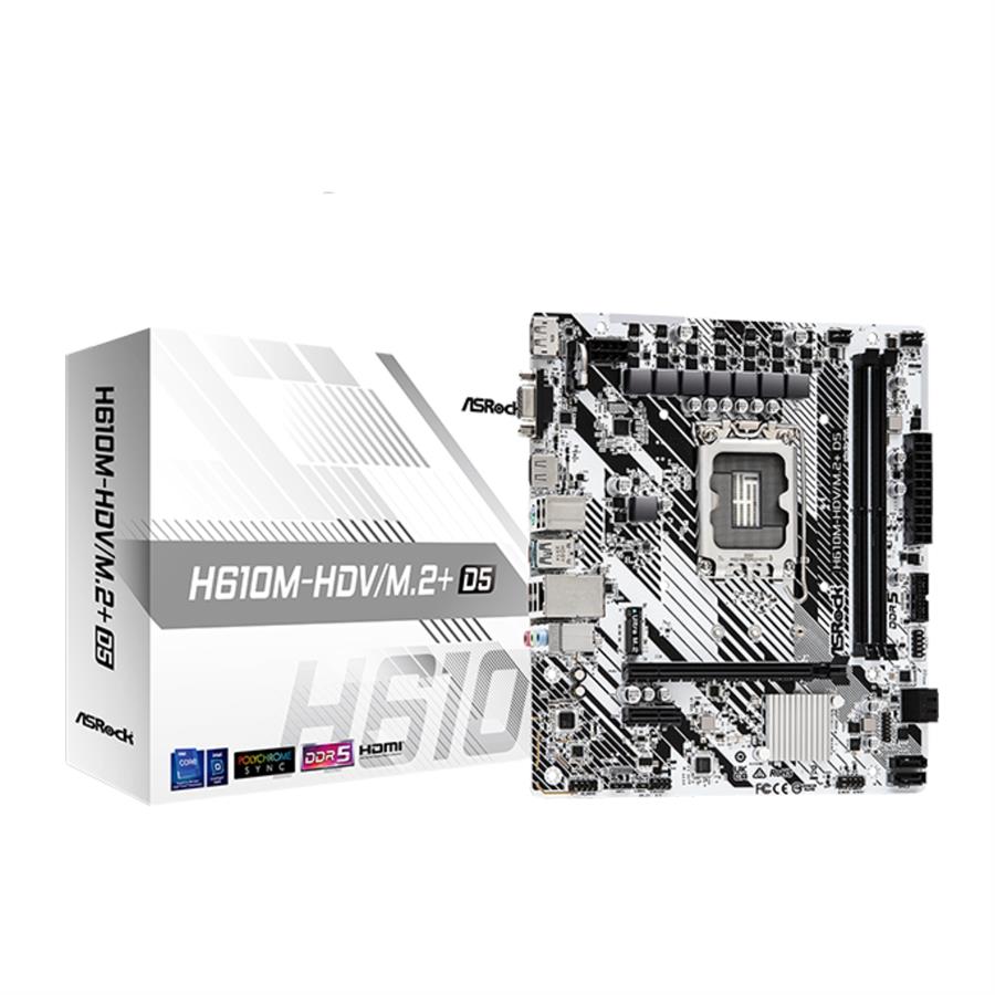 Motherboard Asrock H610M-HDV/M.2+ Lga1700 Ddr5 Intel