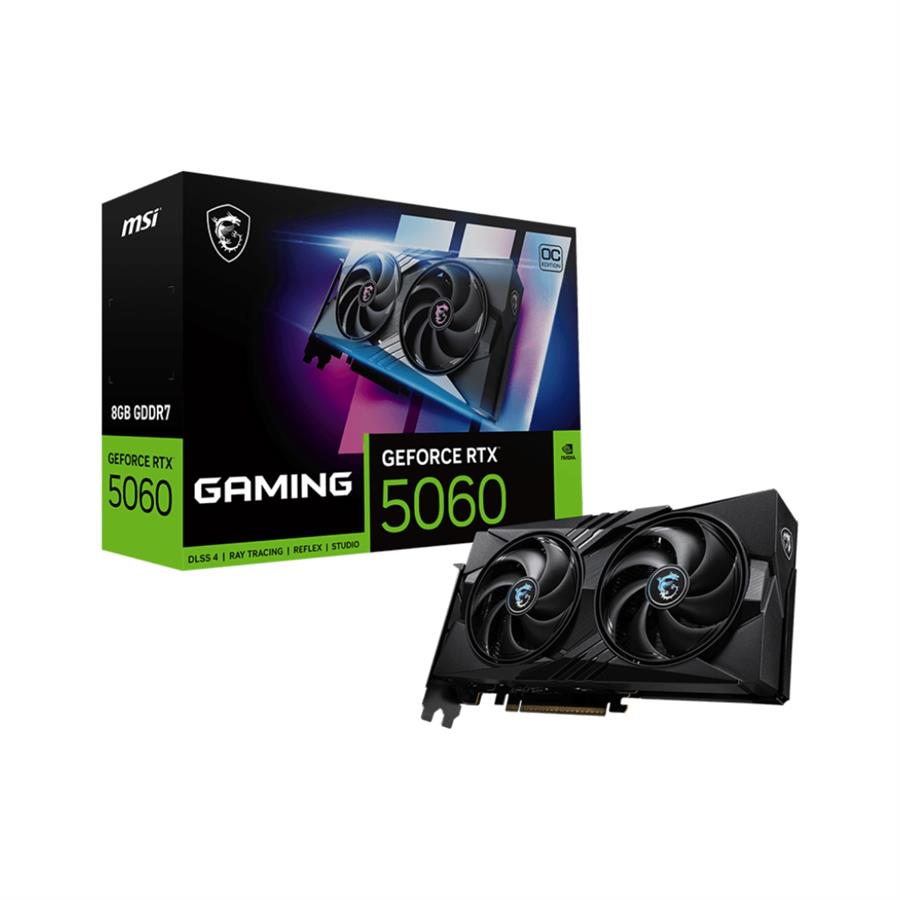 Placa De Video MSI Gaming Nvidia GEFORCE RTX 5060 D7 OC 8G