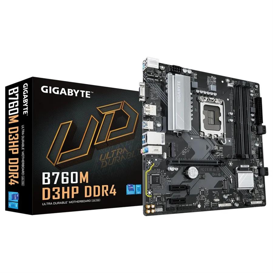 MOTHERBOARD GIGABYTE B760M D3HP DDR4 1700