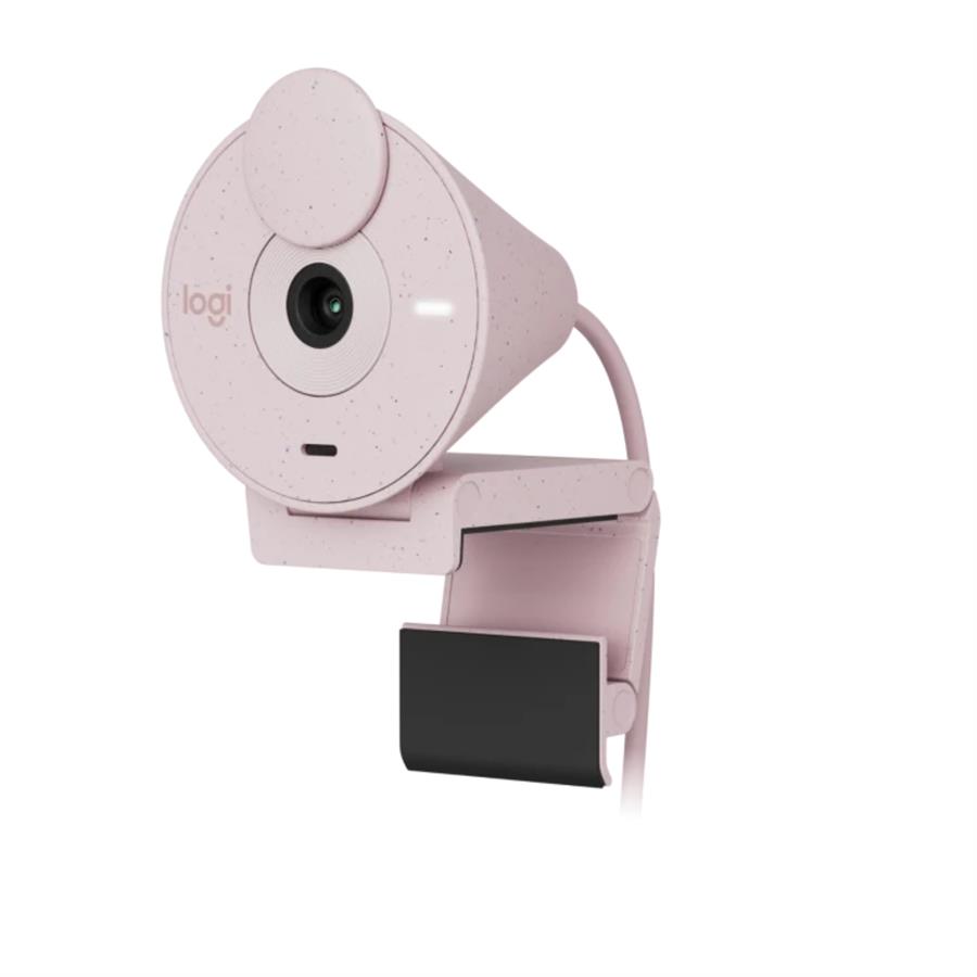 CAMARA WEB LOGITECH BRIO 300 FULL HD 1080P ROSA