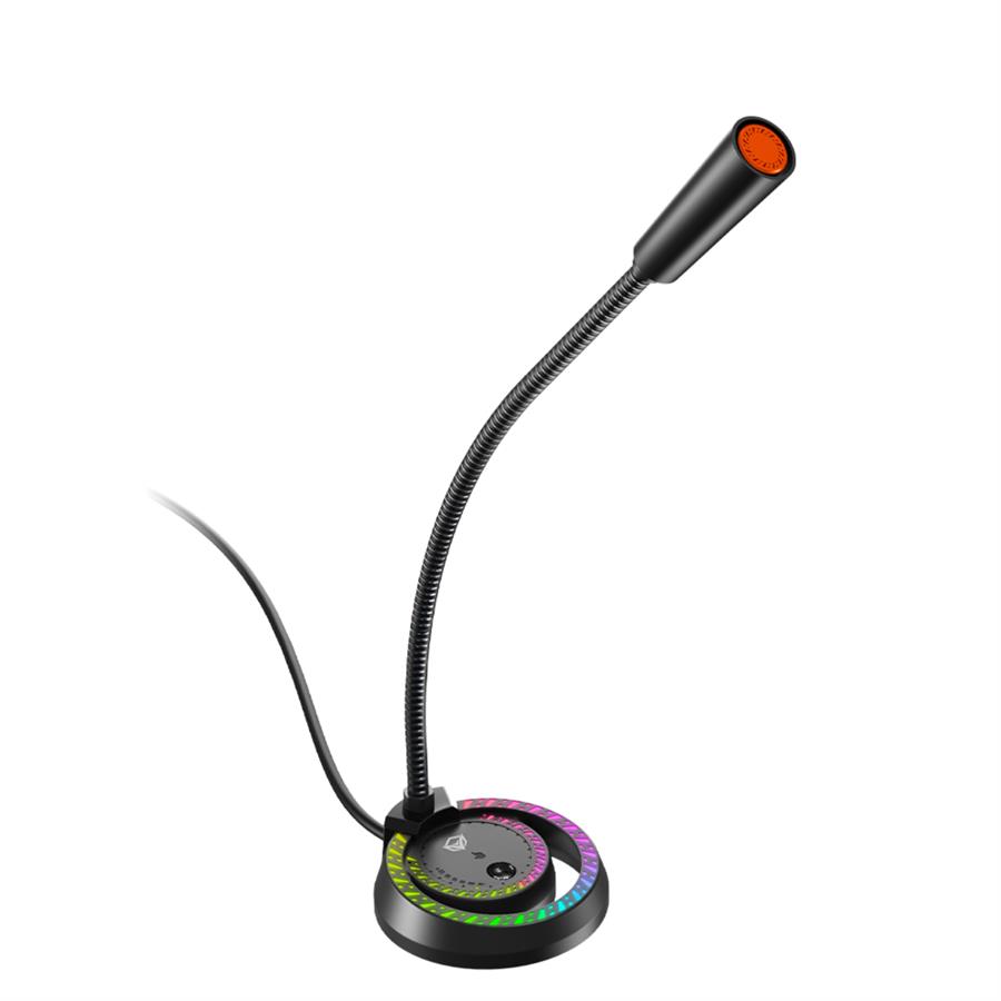 MICROFONO GAMING USB MEETION MC14 NEGRO RGB
