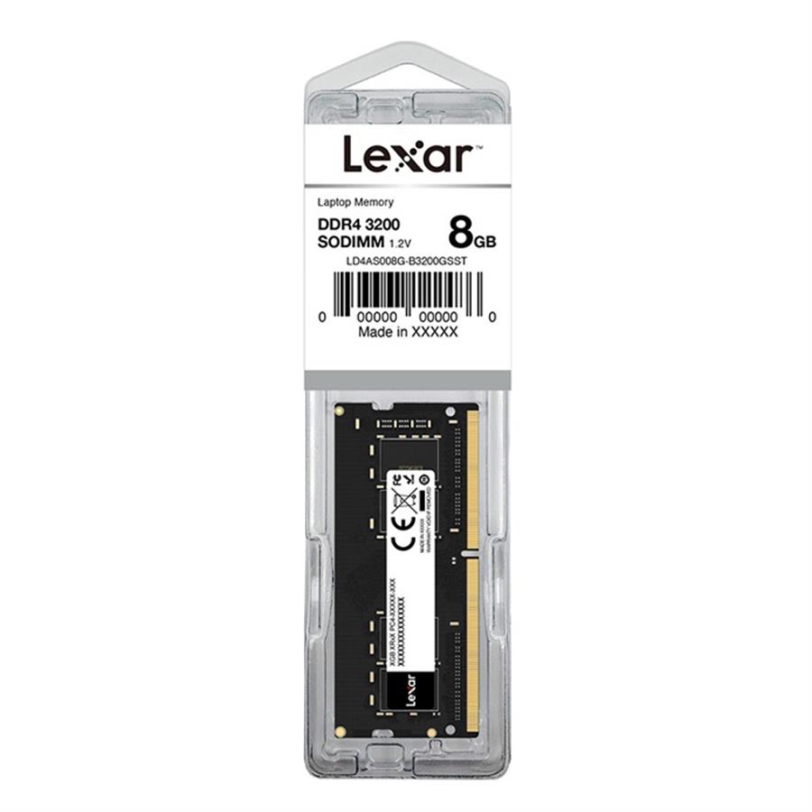 Memoria Ram LEXAR SODIMM DDR4 Notebook 8Gb 3200Mhz