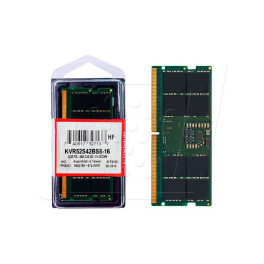 MEMORIA VALUERAM KINGSTON 16GB DDR5 5200MHZ SODIMM