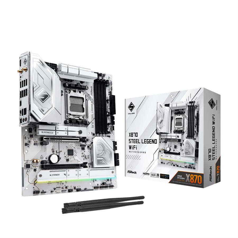 Motherboard Asrock X870 Steel Legend Wifi Am5 Ddr5 Amd