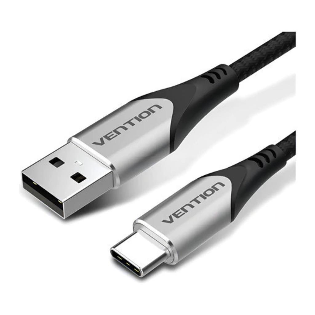 CABLE CARGA Y DATOS CELULAR USB-C A USB-A 2.0 1 METROS VENTION