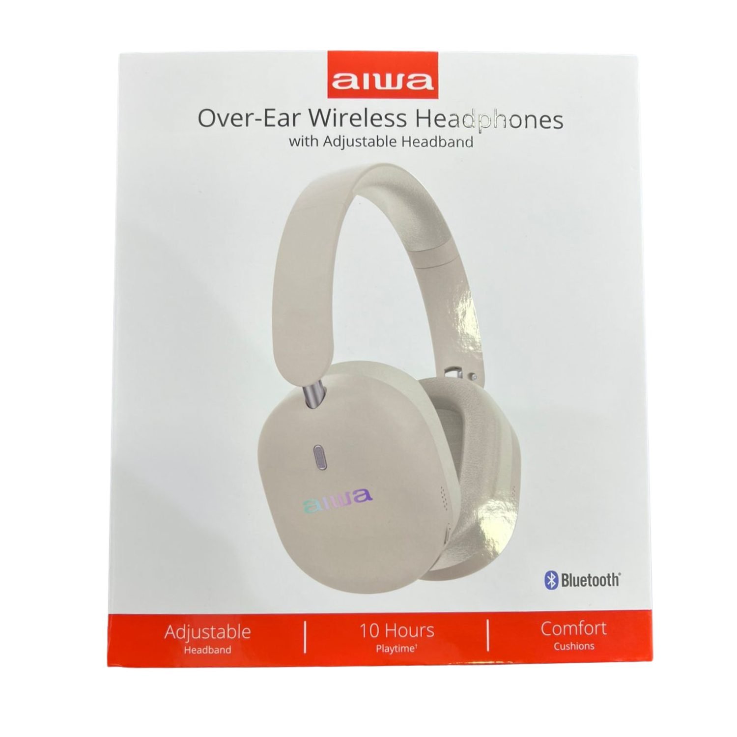 Auricular AIWA Inalambrico Bluetooth Over-Ear Blanco