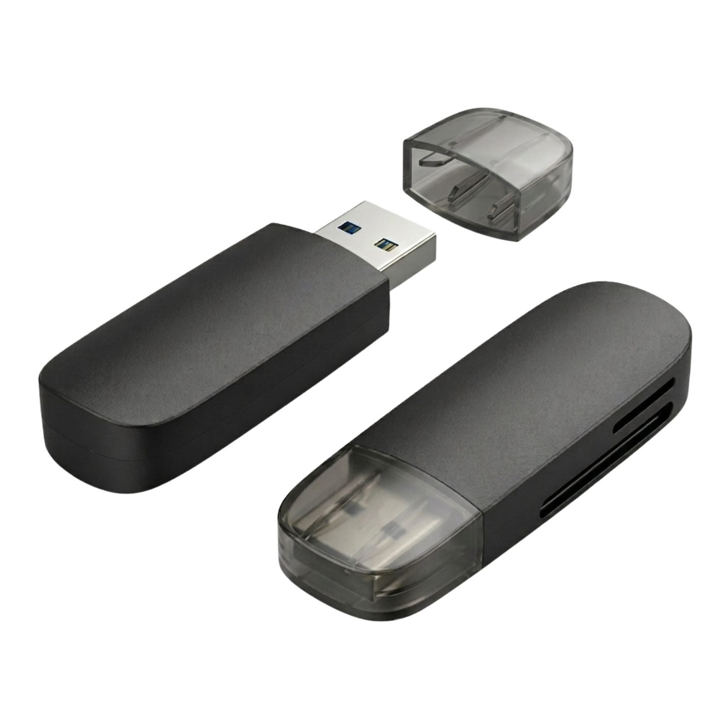 LECTORA DE TARJETA 2 EN 1 USB 3.0 SD + TF SINGLE VENTION