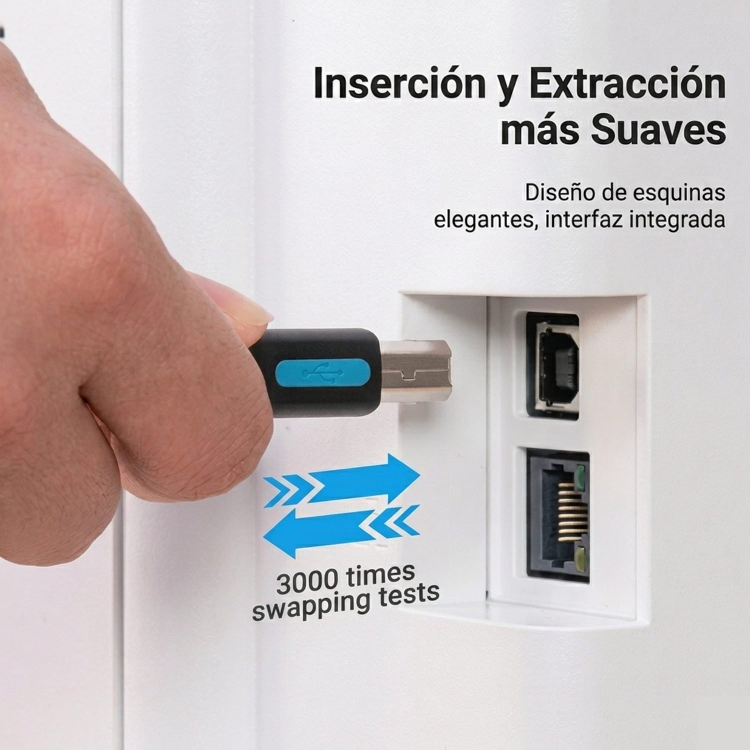 Cable USB a USB Tipo B 2.0 De 2M Impresora VENTION