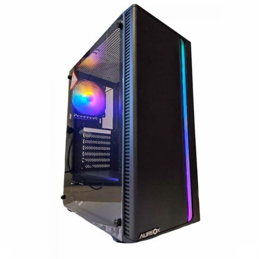 Gabinete Gamer Aureox Skoll ARX 200G Black C/ Ventilador