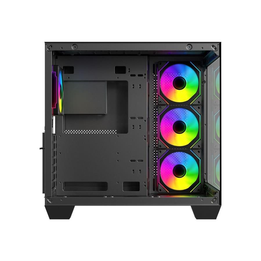 Gabinete Sentey A35 4 FAN aRGB PWM Vidrio Templado A35PWM-BLK Black