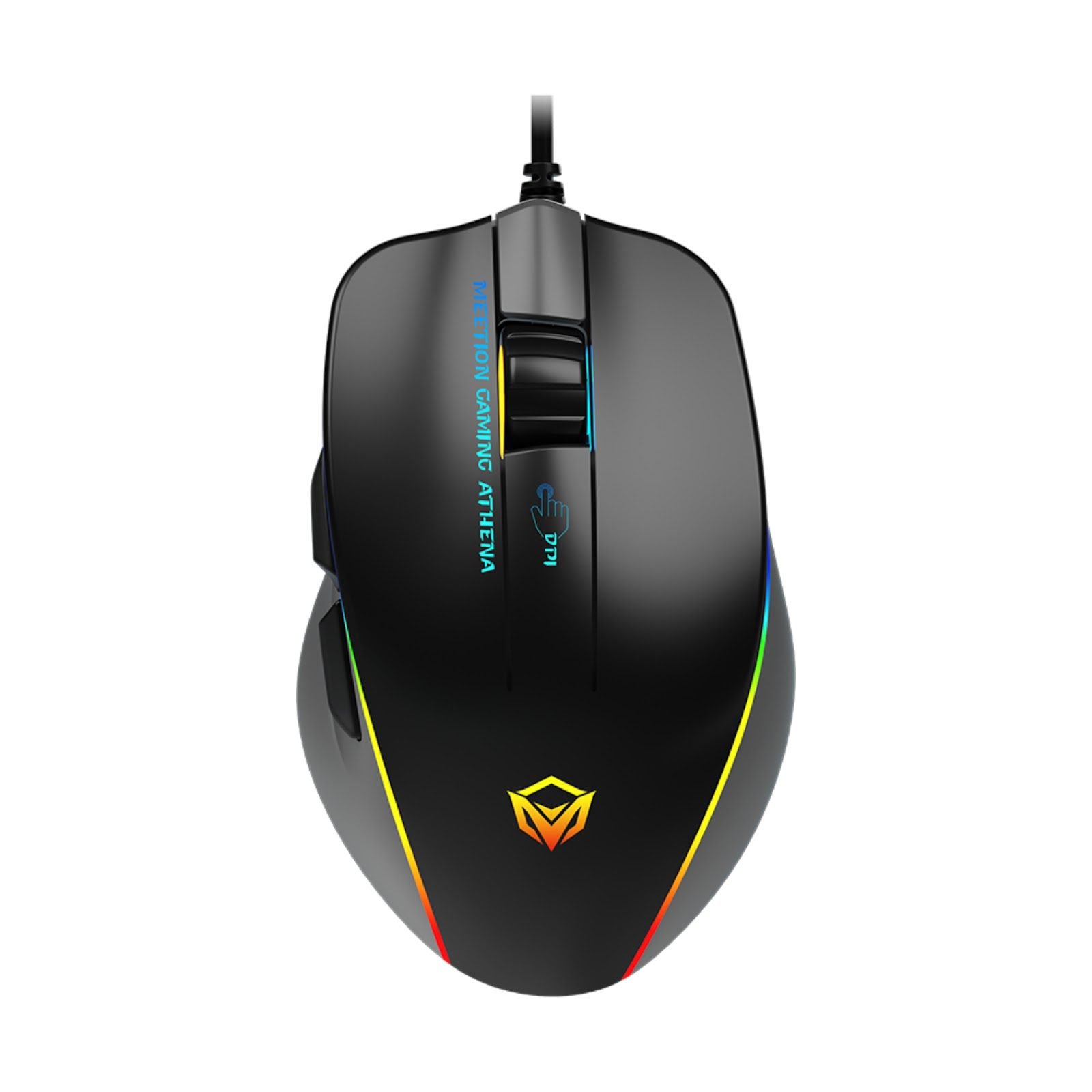 MOUSE GAMER USB MEETION GM23 2023 NEGRO